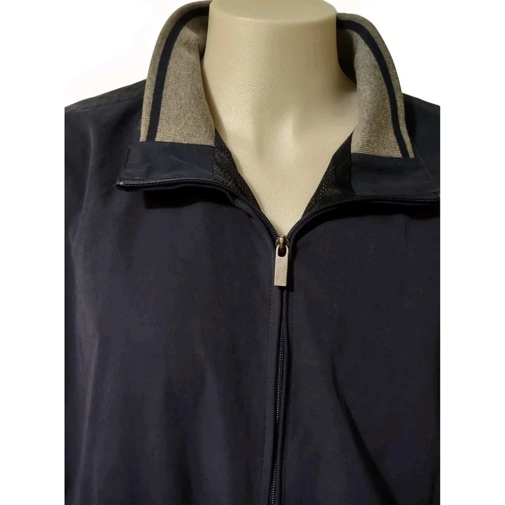 Croft & Barrow Jacket XXL Mens Outerwear Norm Core Gorp Cabin Core Navy Blue Zip